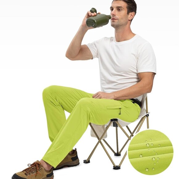 Men's Lightweight Hiking‎ Pants with Belt - Picture 6 of 7